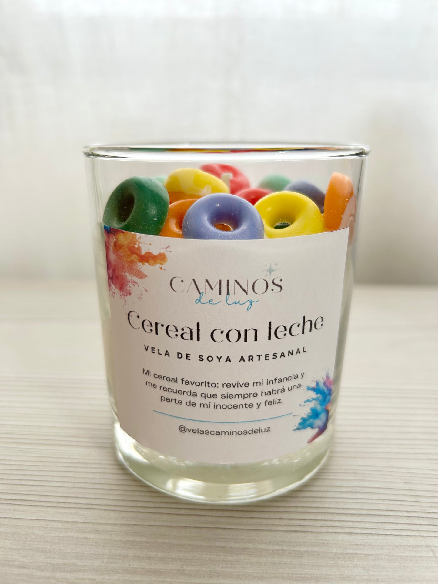 VELA CEREAL CON LECHE