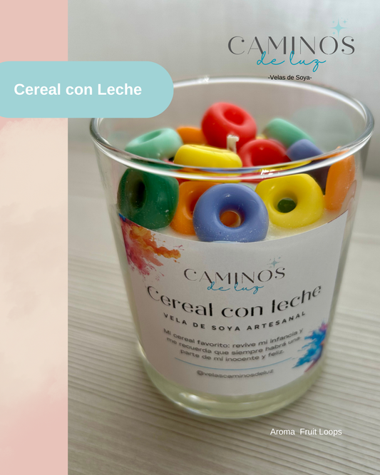 VELA CEREAL CON LECHE