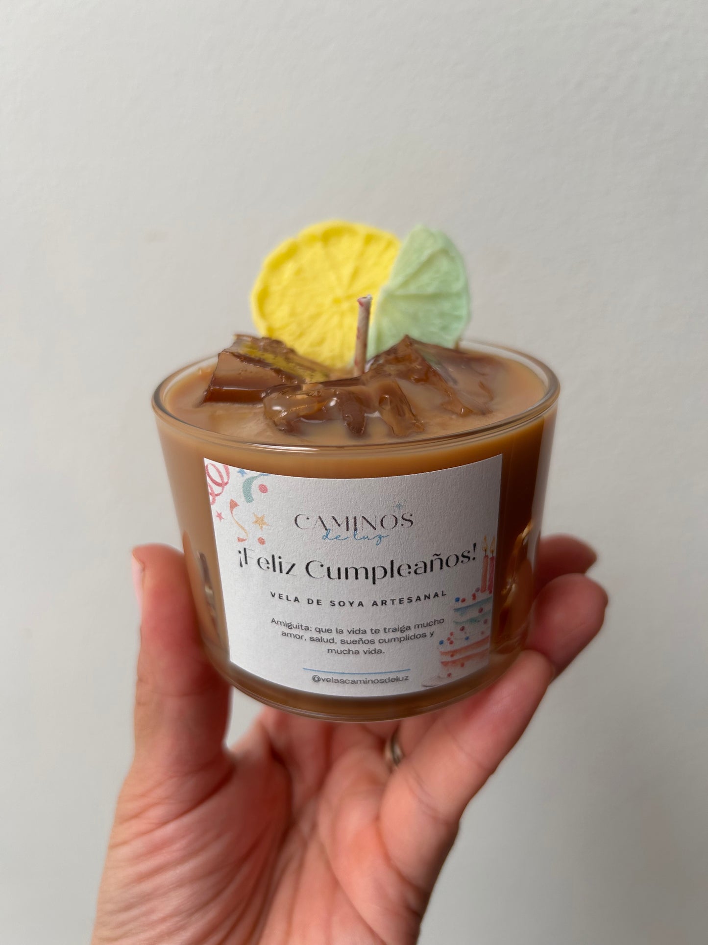 VELA CAFÉ HELADO