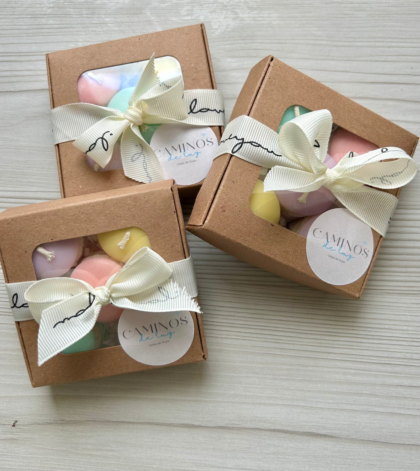 CAJA VELAS DE MACARRONES
